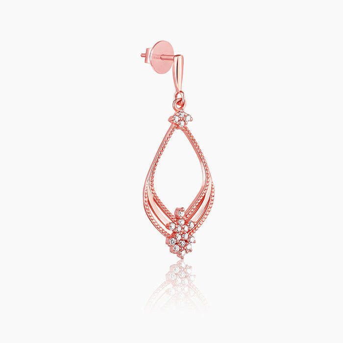 Rose Gold Princess Earrings Earrings.