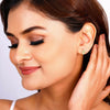 Golden Leaflet Stud Earrings Earrings.