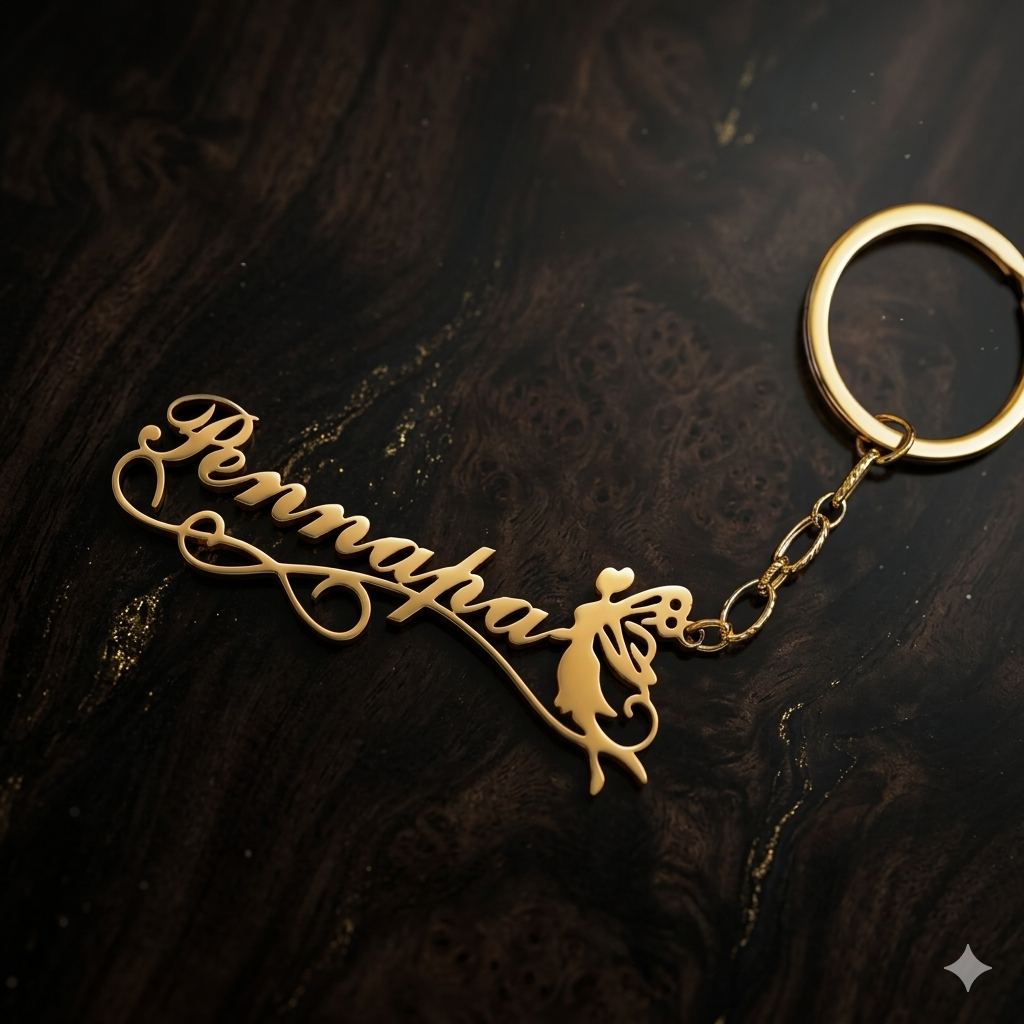 Fairy Angel Name Keychain
