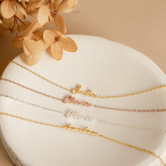 Handmade Dainty Custom Name Bracelet For Women