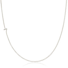14k Gold Asymmetrical Number Necklace - 7