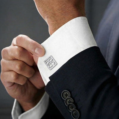 Personalized Initial Groom Wedding Cufflinks For Men And Boys RG