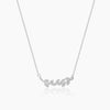 Anushka Sharma Silver Leaf Necklace Pendant.