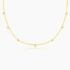 Golden Star Constellation Necklace Pendant.