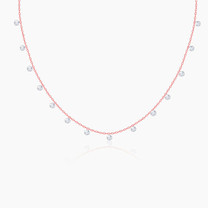 Rose Gold Queens Necklace Pendant.