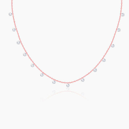 Rose Gold Queens Necklace Pendant.