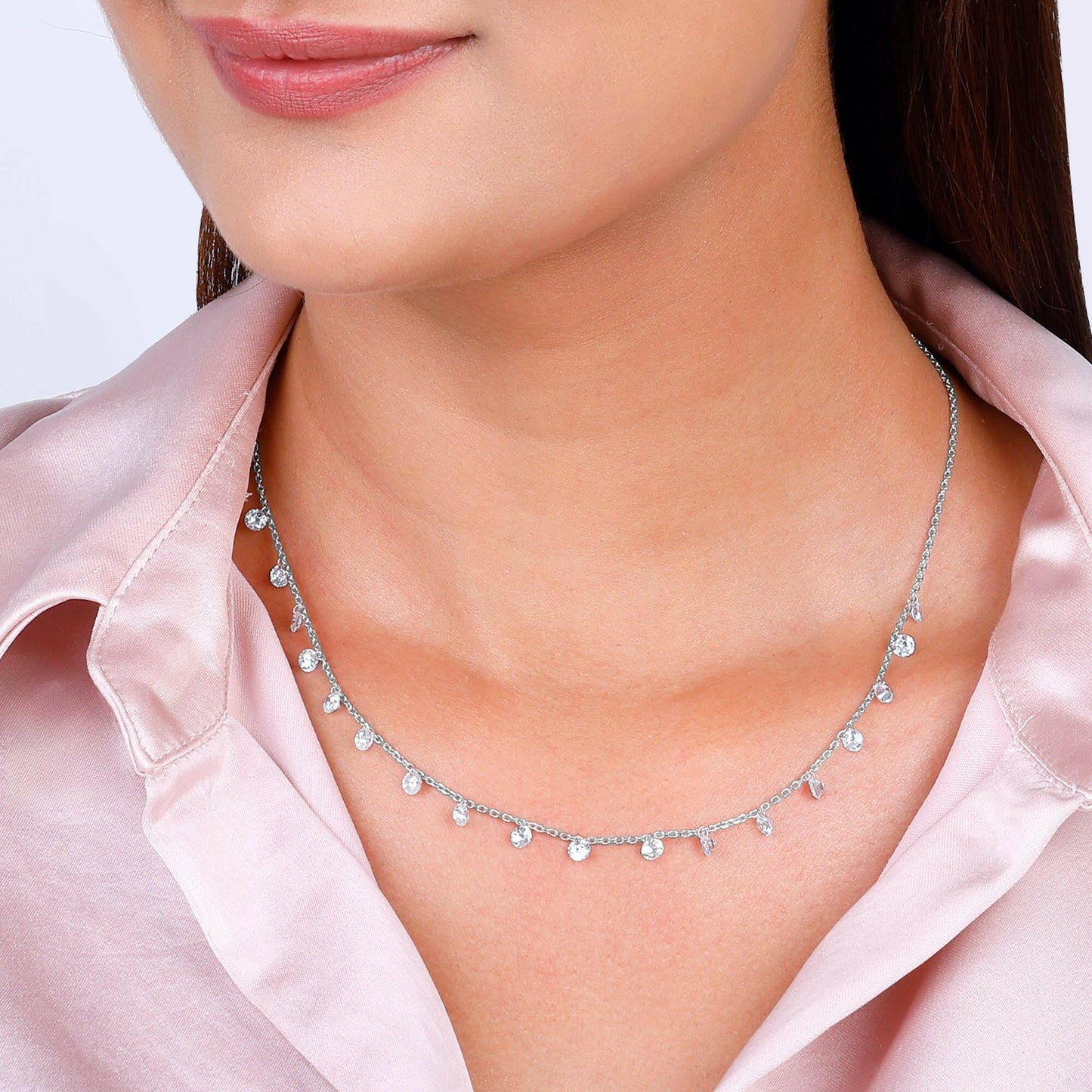 Silver Queens Necklace Pendant.