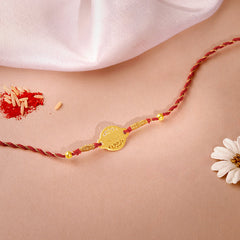 Golden Personalised Bandhan Rakhi