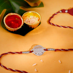 Silver Personalised Bandhan Rakhi