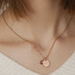 Personalised Birthstone Necklace With Your Name Brithstone Neecklace.