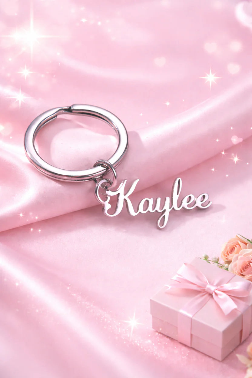Personalised Name Keychain – Single Name