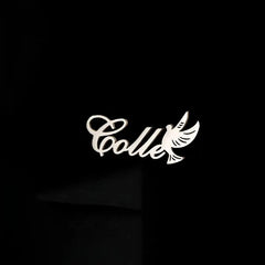 Special Personalized Custom Dove Name Brooch