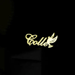 Special Personalized Custom Dove Name Brooch