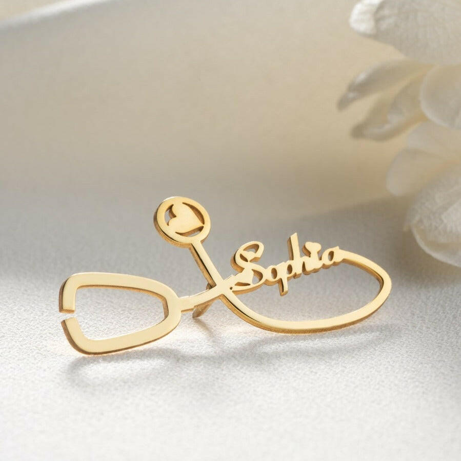 Personalized Healthcare Workers Brooch Pin Brooch.