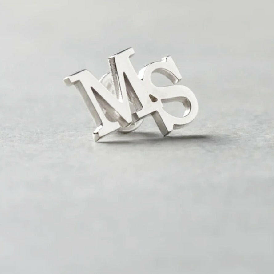 Personalized Initial Letter Name Brooch Brooch.