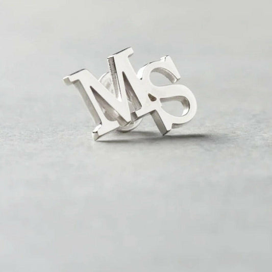 Personalized Initial Letter Name Brooch Brooch.