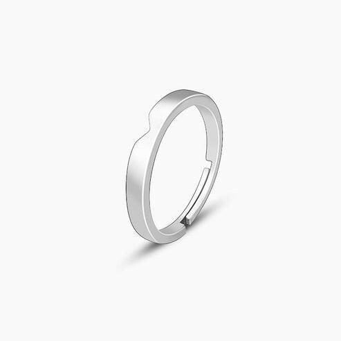 Silver Classic Ring Band for Him Ring.