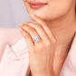 Rose Gold Solitaire Ring Rings.
