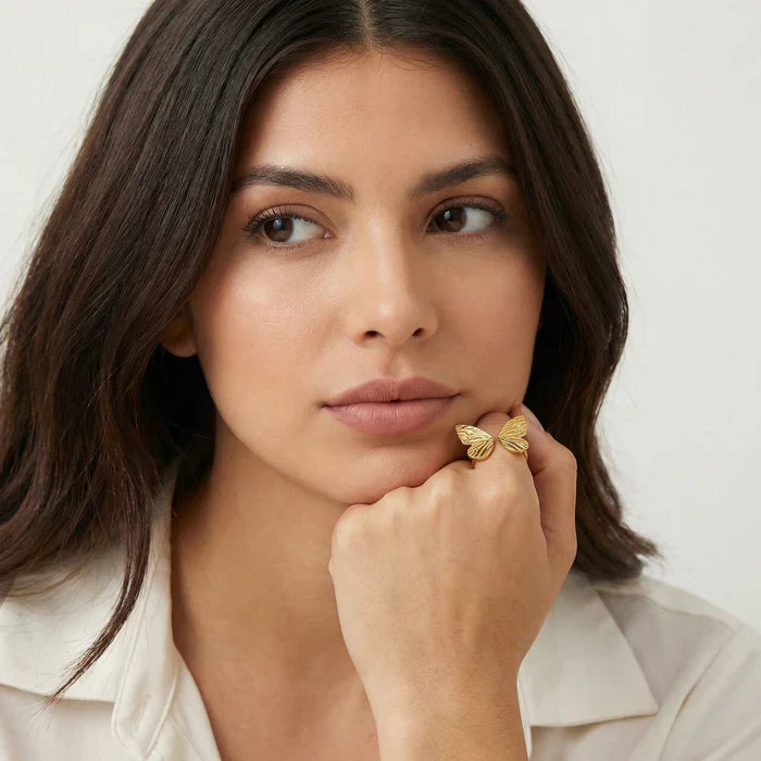 Stately Butterfly Ring