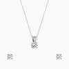 Classic Silver Zircon Set Set.