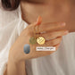 Personalized Actual Fingerprint Charm Bracelet Bracelet.