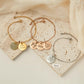 Personalized Actual Fingerprint Charm Bracelet Bracelet.