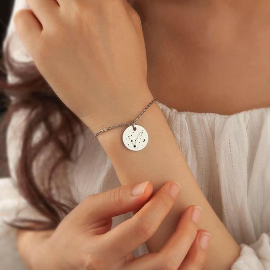 Personalized Constellation Charm Bracelet Bracelet.