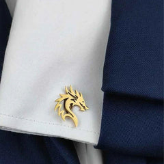 Dragon Head Cufflink for Men