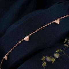 Heart Valentine Charms Anklet