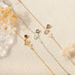 Birth Flower and Birth Stone Bracelet Birth Flower Jewelry.