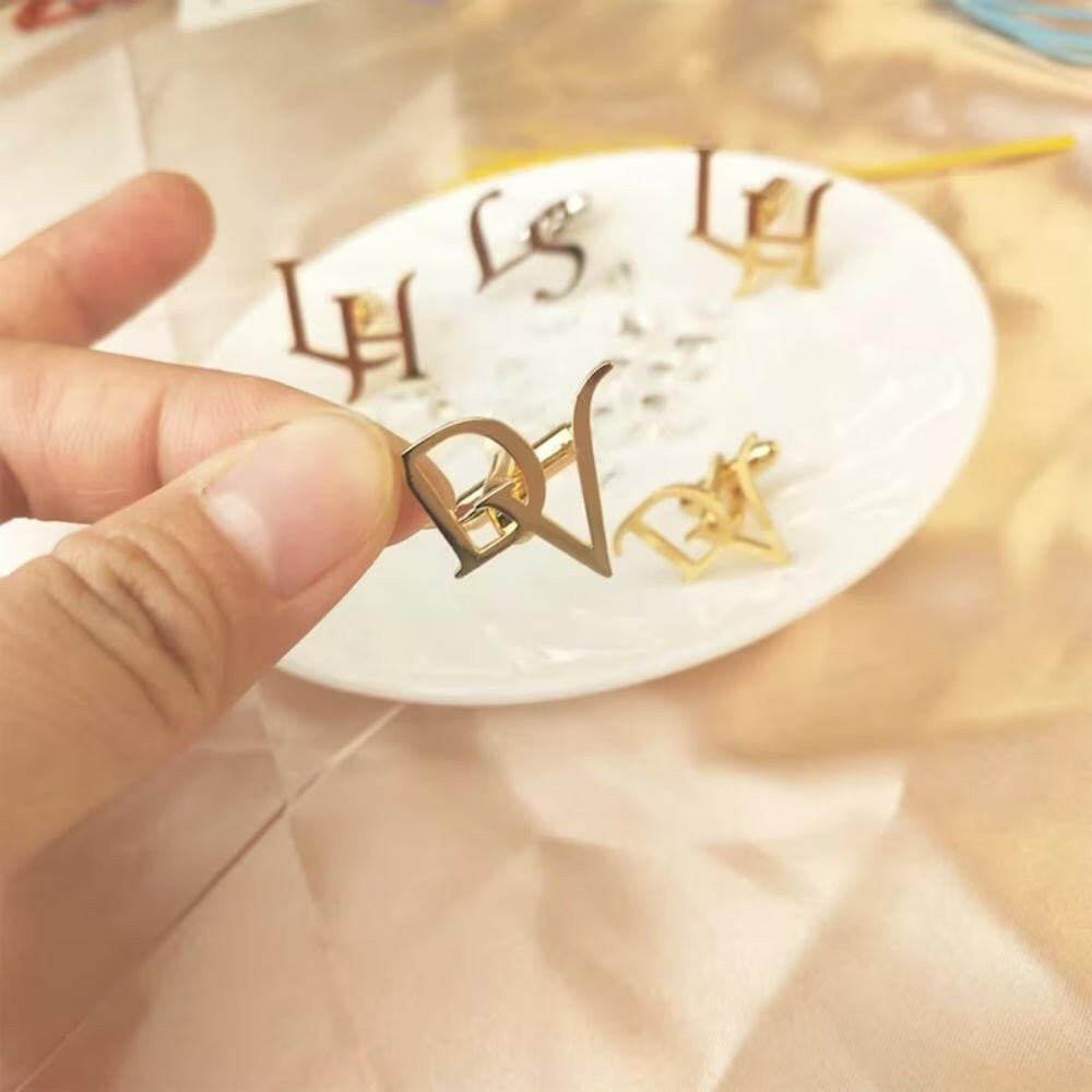 cufflinks for men Personalized Initial Letter Cufflinks cufflink.