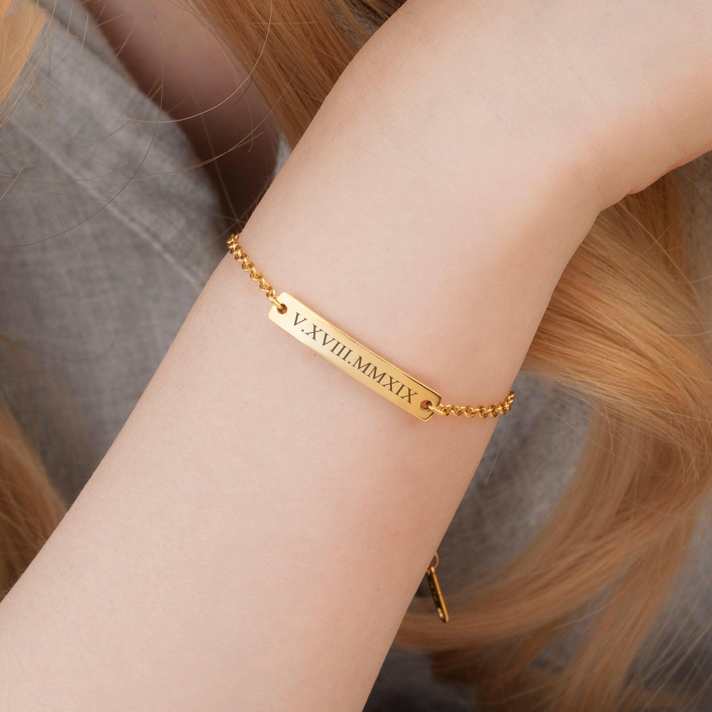 Custom Bar Bracelet Bracelet.