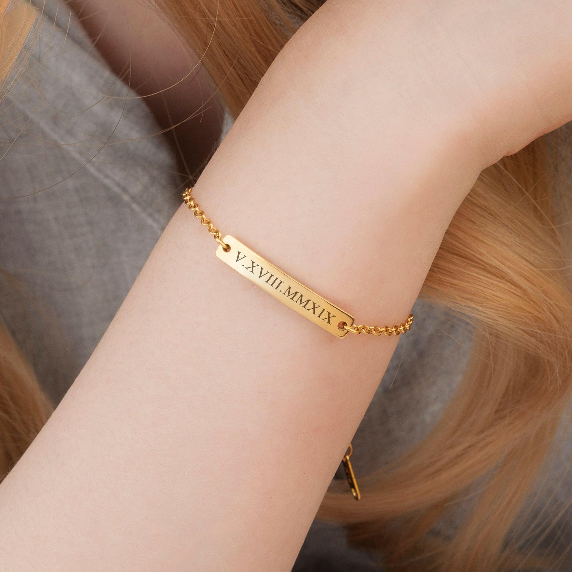 Custom Bar Bracelet Bracelet.
