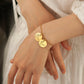 Custom Birth Flower and Name Charm  Bracelet Bracelet.