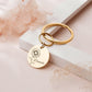 Custom Birth Flower and Name key chain Birth Flower Jewelry.