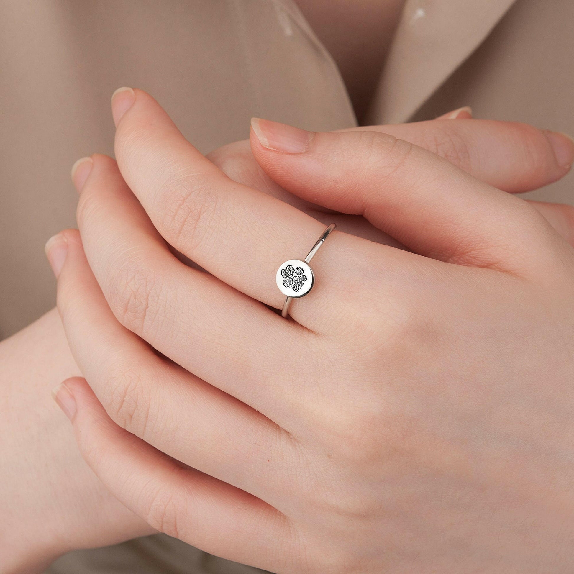 Custom Finger Girlfriend for Her Anniversary BFF Ring.