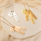 Custom Heart and Bar Name Necklace Necklace.