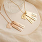 Custom Heart and Bar Name Necklace Necklace.