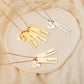 Custom Heart and Bar Name Necklace Necklace.