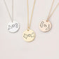 Custom Long Distance States Friendship Relationship Necklace Necklace.