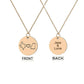 Custom Long Distance States Friendship Relationship Necklace Necklace.
