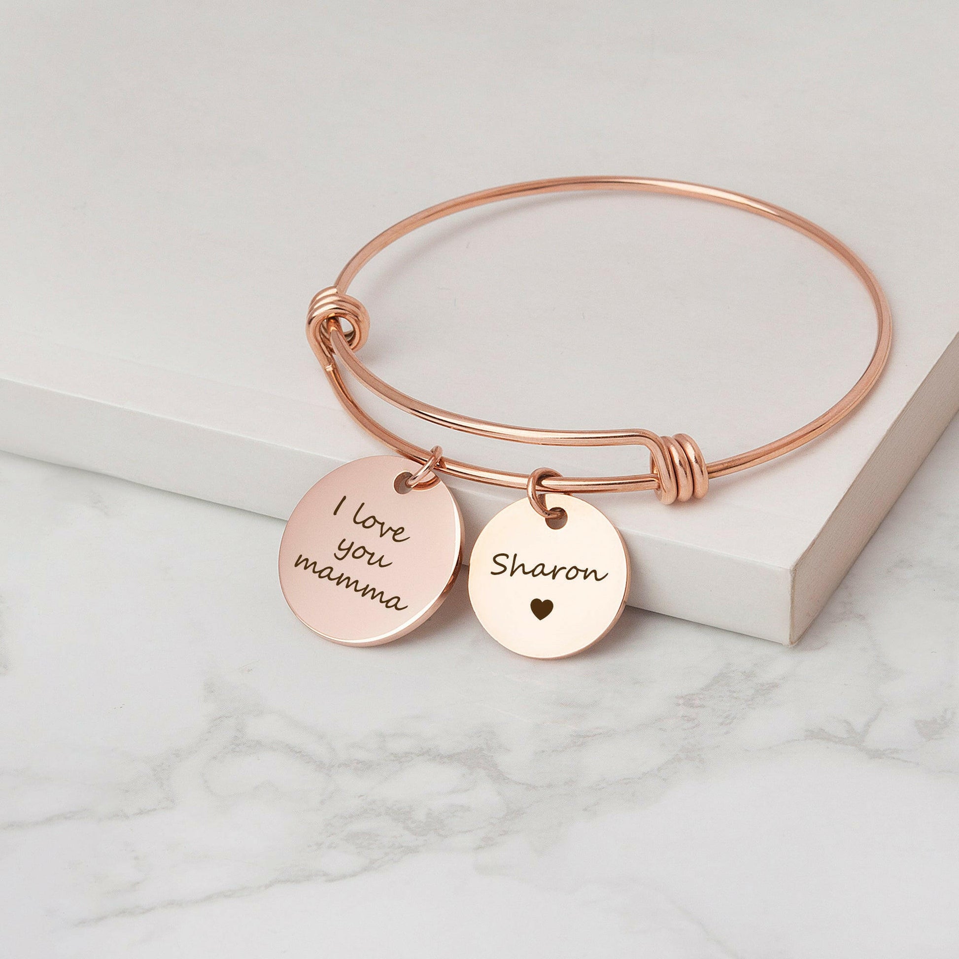 Custom Name Bangle Bracelet Bracelet.