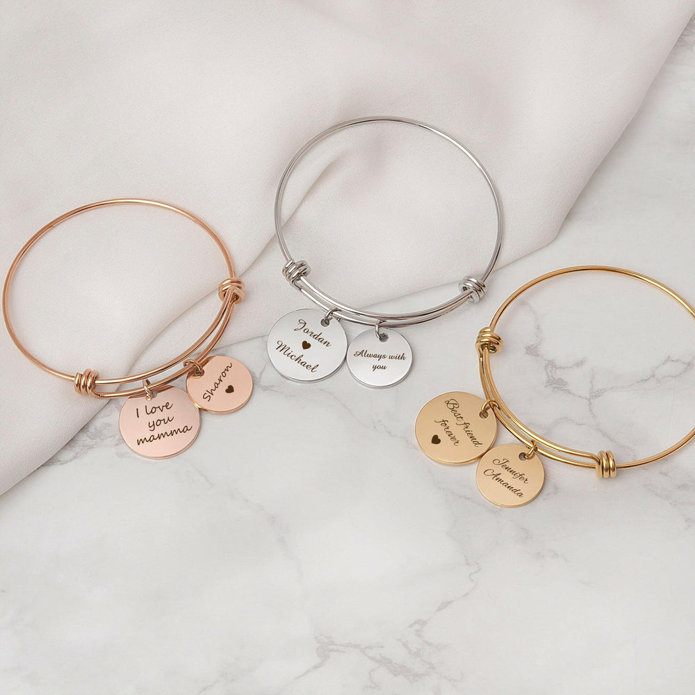 Custom Name Bangle Bracelet Bracelet.