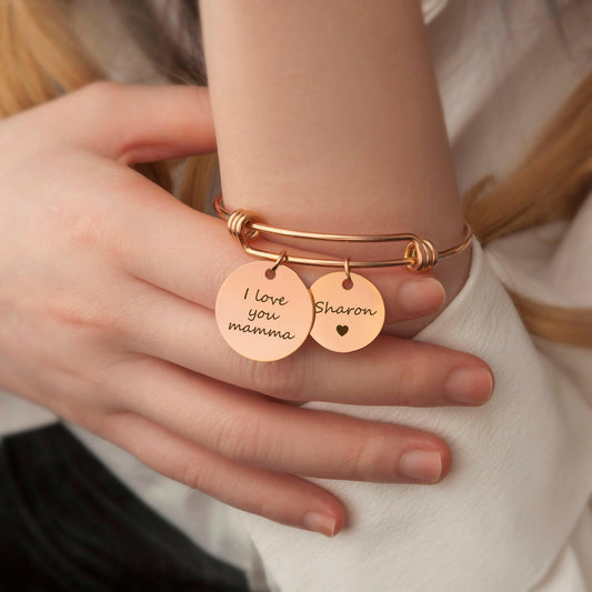 Custom Name Bangle Bracelet Bracelet.