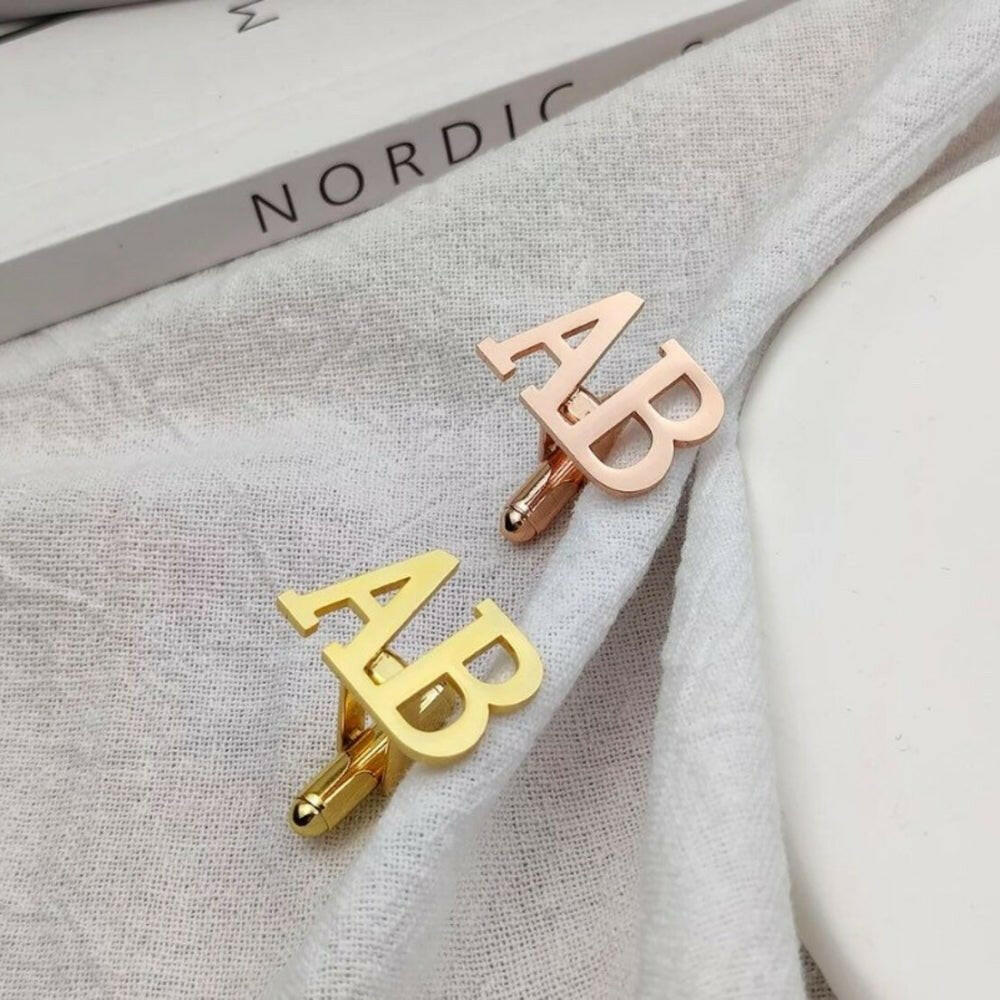 Custom Name Cufflinks Perfect for groomsmen gifts cufflink.