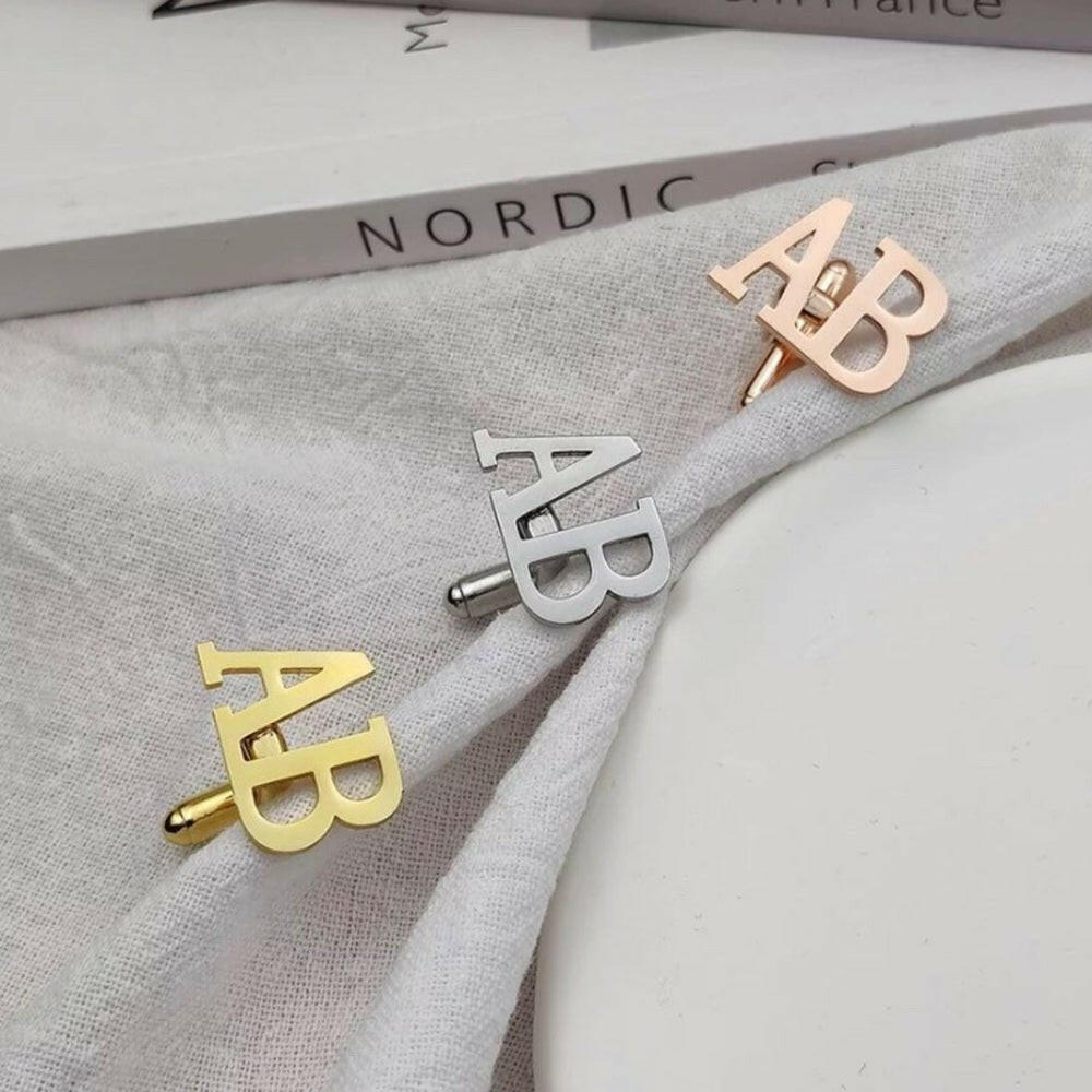 Custom Name Cufflinks Perfect for groomsmen gifts cufflink.