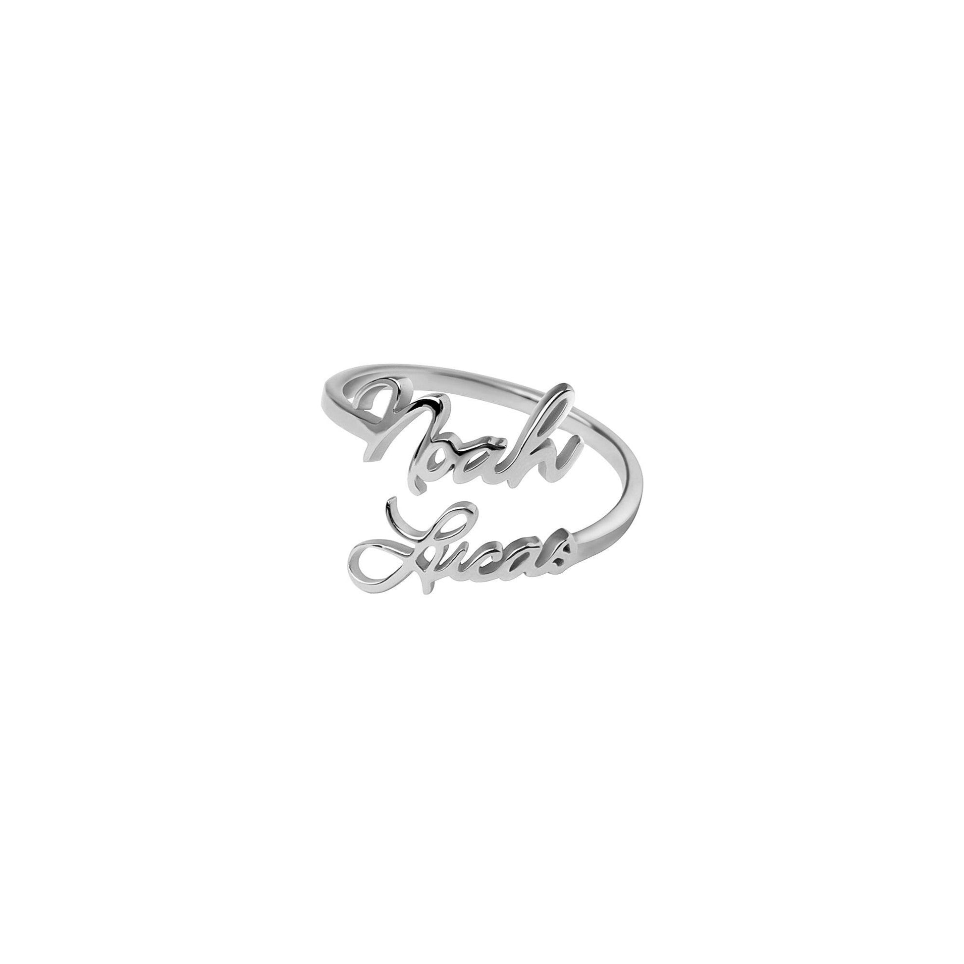Custom Name Ring with Any Names Mother Daughter Ring Gift Ring.