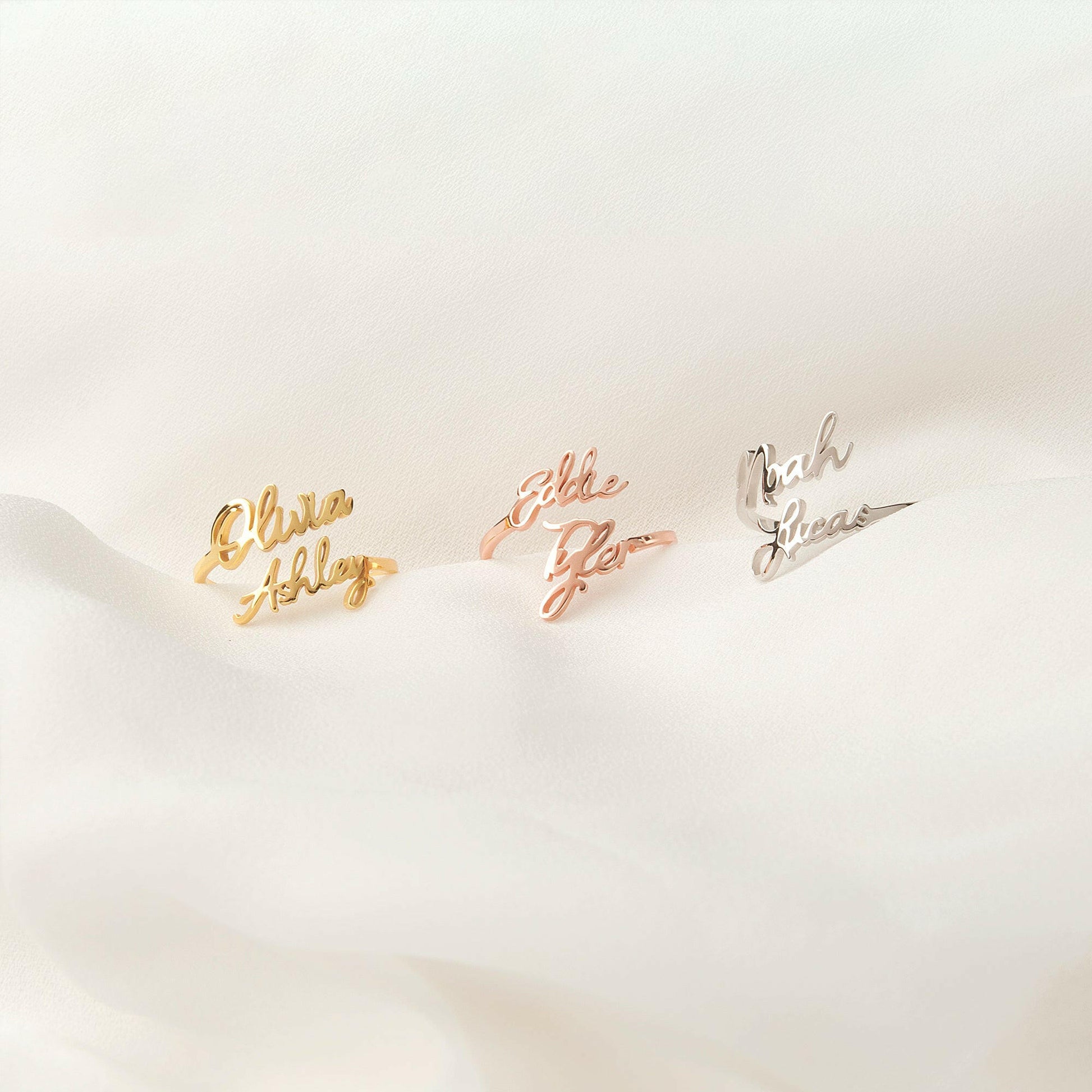 Custom Name Ring with Any Names Mother Daughter Ring Gift Ring.