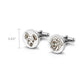 Custom Pet Engraved Cufflinks cufflink.