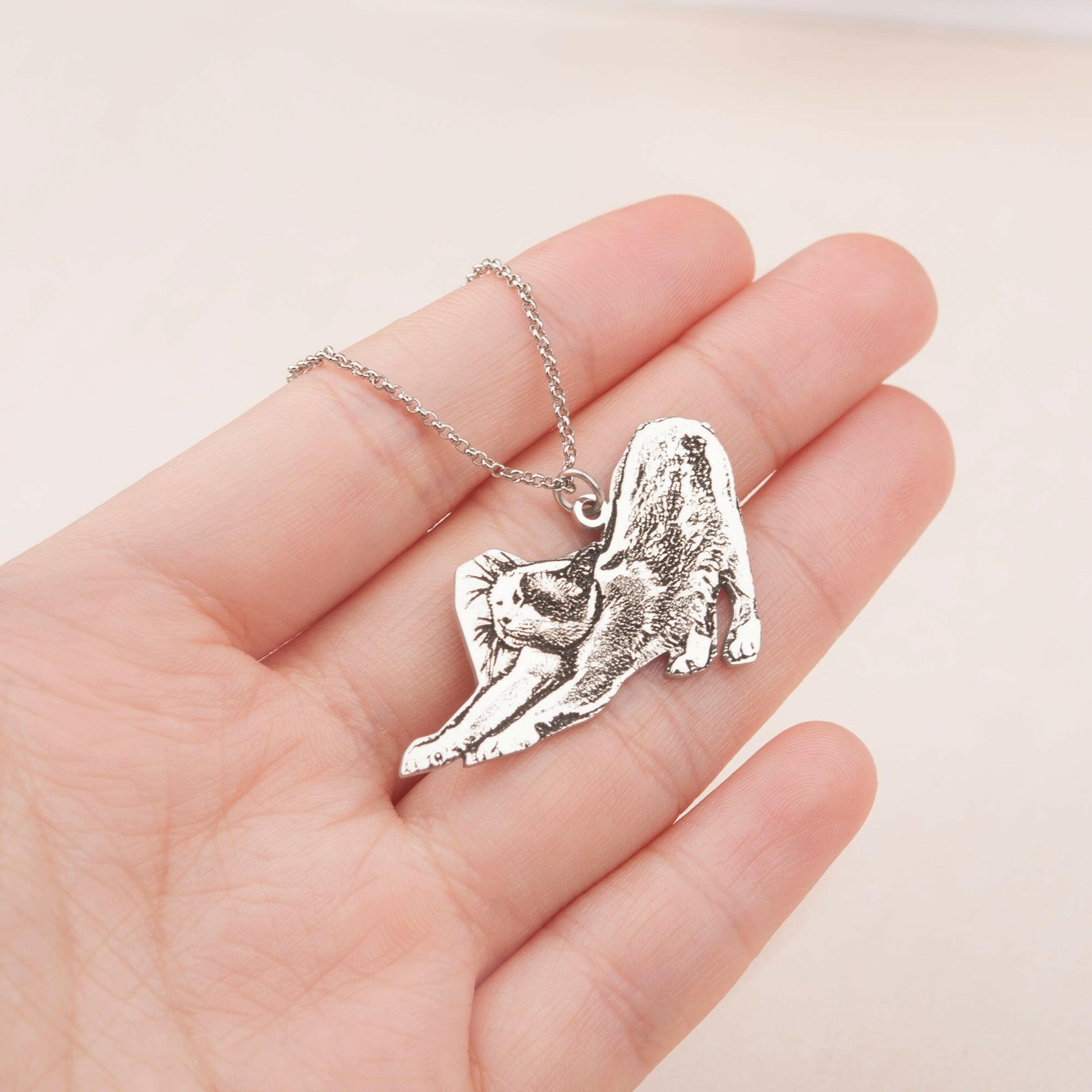 Custom Pet Picture Necklace Pet tag.